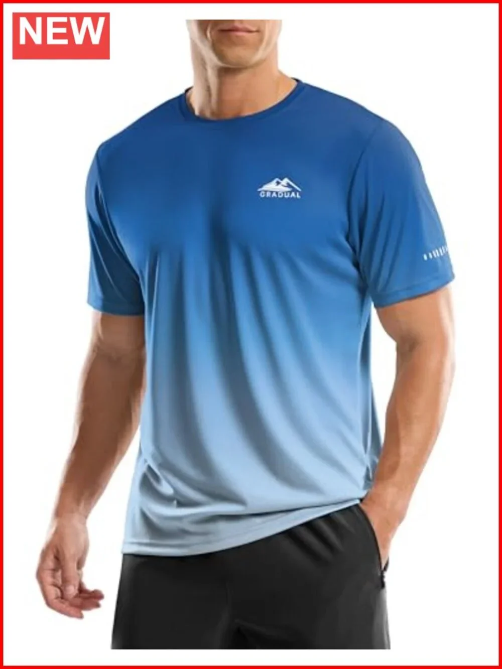 Men's UPF 50+ Quick Dry Rash Guard Sun Protection Shirt